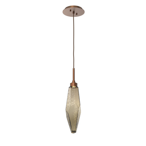 Rock Crystal LED Pendant in Burnished Bronze (404|LAB0050-17-BB-CB-C01-L3) Rock Crystal LED Pendant in Burnished Bronze (404|LAB0050-17-BB-CB-C01-L3)