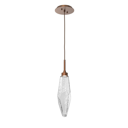 Rock Crystal LED Pendant in Burnished Bronze (404|LAB0050-17-BB-CC-C01-L3)
