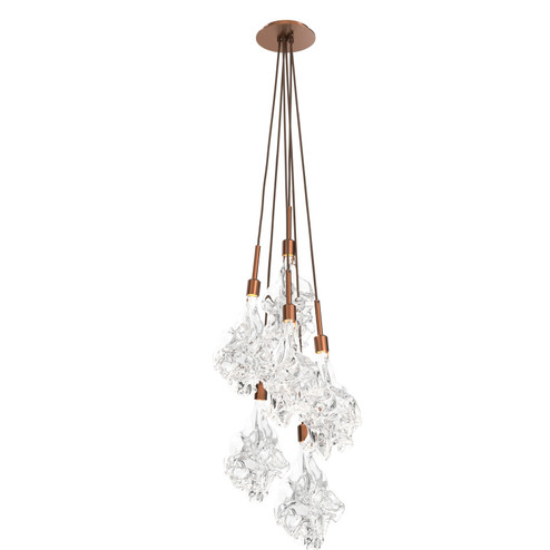 Blossom LED Cluster in Burnished Bronze (404|LAB0059-0B-BB-BC-C01-L1)