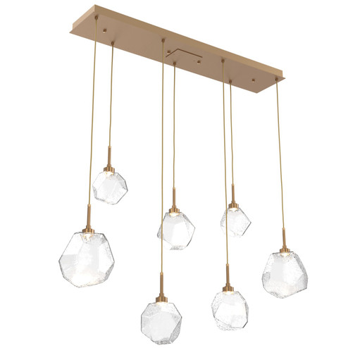 Gem LED Linear Pendant in Novel Brass (404|PLB0039-07-NB-C-C01-L1)