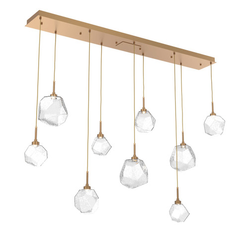 Gem LED Linear Pendant in Novel Brass (404|PLB0039-09-NB-C-C01-L3)