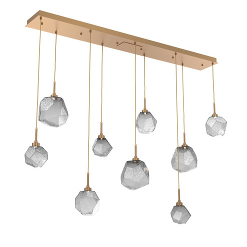 Gem LED Linear Pendant in Novel Brass (404|PLB0039-09-NB-S-C01-L1)