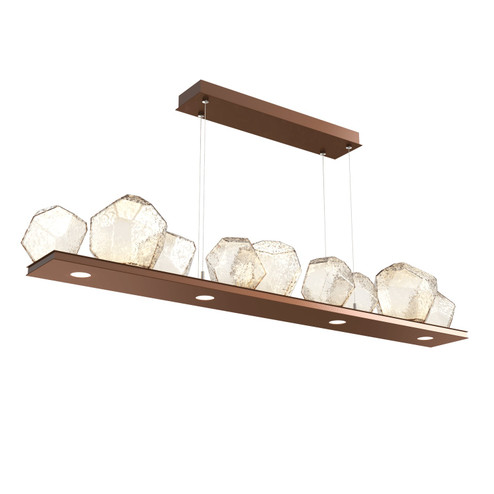 Gem LED Linear Suspension in Burnished Bronze (404|PLB0039-0C-BB-A-CA1-L1)