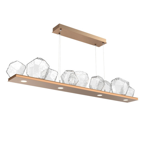Gem LED Linear Suspension in Novel Brass (404|PLB0039-0C-NB-C-CA1-L3)