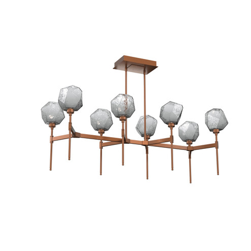 Gem LED Linear Suspension in Burnished Bronze (404|PLB0039-50-BB-S-001-L3)