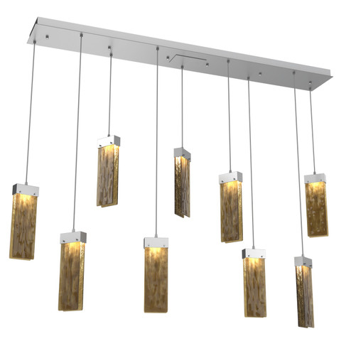 Parallel LED Pendant in Classic Silver (404|PLB0042-09-CS-BG-C01-L1)