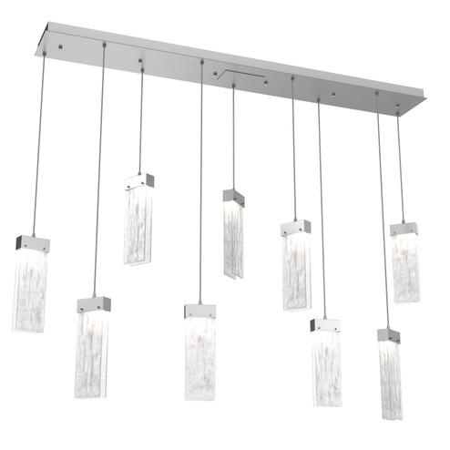 Parallel LED Pendant in Classic Silver (404|PLB0042-09-CS-CG-C01-L3)