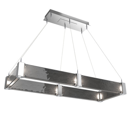 Parallel LED Chandelier in Classic Silver (404|PLB0042-R1-CS-SG-CA1-L1)