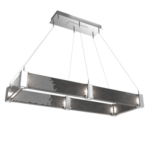 Parallel LED Chandelier in Classic Silver (404|PLB0042-R1-CS-SG-CA1-L3)