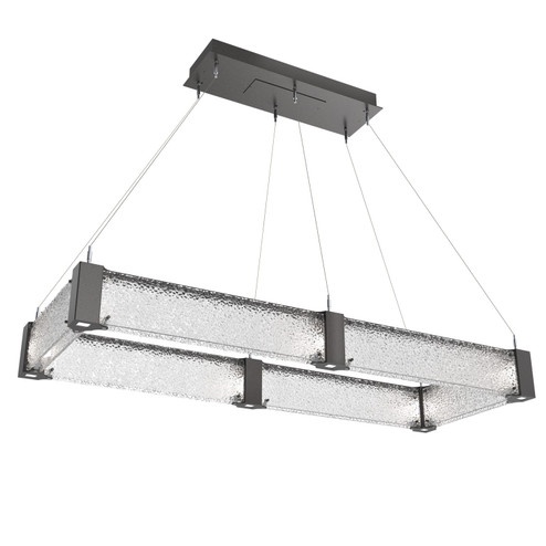 Parallel LED Chandelier in Graphite (404|PLB0042-R1-GP-CR-CA1-L1)