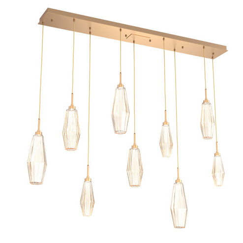 Aalto LED Pendant in Novel Brass (404|PLB0049-09-NB-RA-C01-L3)