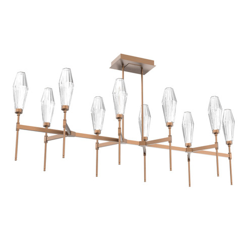 Aalto LED Linear Suspension in Burnished Bronze (404|PLB0049-67-BB-RC-001-L1)