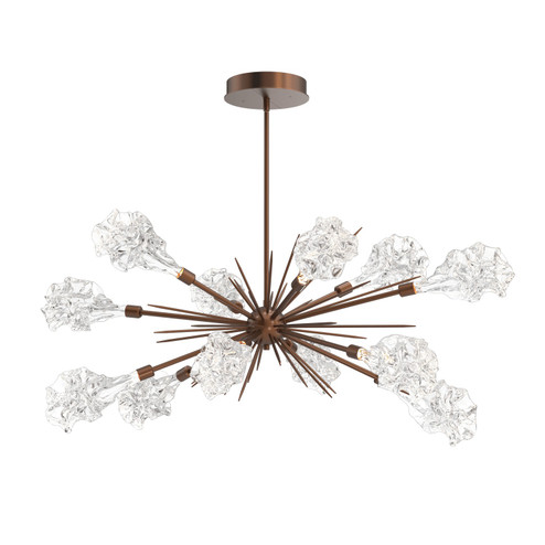 Blossom LED Lantern in Burnished Bronze (404|PLB0059-0A-BB-BC-001-L3)