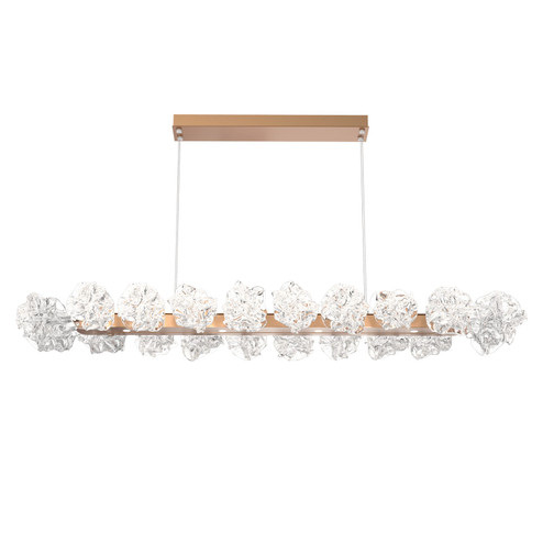 Blossom LED Linear Suspension in Novel Brass (404|PLB0059-60-NB-BC-CA1-L1)
