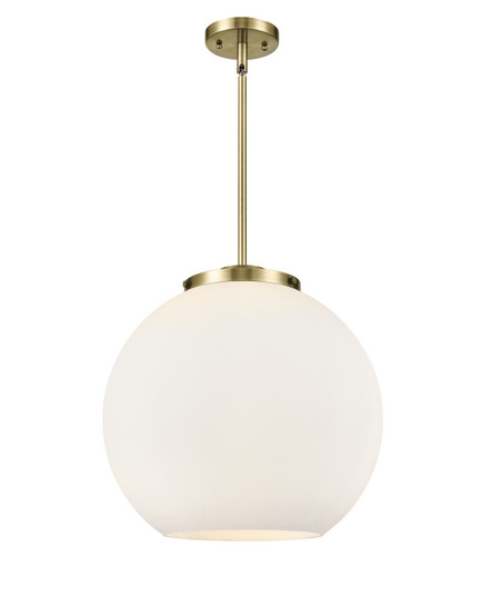 Ballston LED Pendant in Antique Brass (405|221-3S-AB-G121-16-LED)