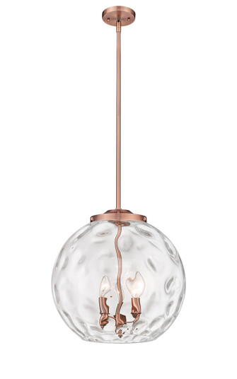 Ballston LED Pendant in Antique Copper (405|221-3S-AC-G1215-16-LED)