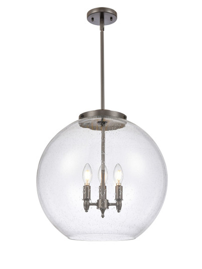 Ballston LED Pendant in Oil Rubbed Bronze (405|221-3S-OB-G124-18-LED)