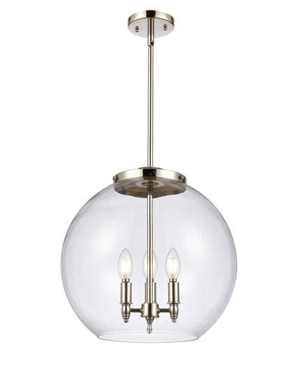 Essex LED Pendant in Polished Nickel (405|221-3S-PN-G122-16-LED)