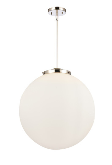 Franklin Restoration Three Light Pendant in Polished Nickel (405|221-3S-PN-G201-18)