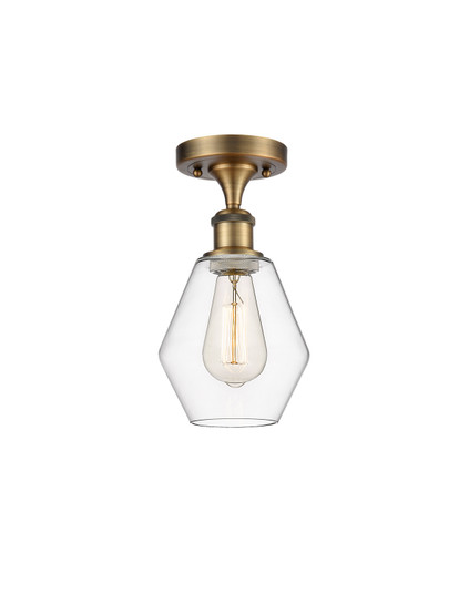 Ballston LED Semi-Flush Mount in Brushed Brass (405|516-1C-BB-G652-6-LED)