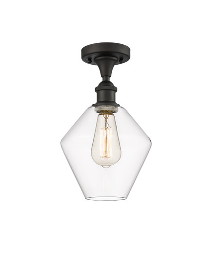 Ballston One Light Semi-Flush Mount in Oil Rubbed Bronze (405|516-1C-OB-G652-8)