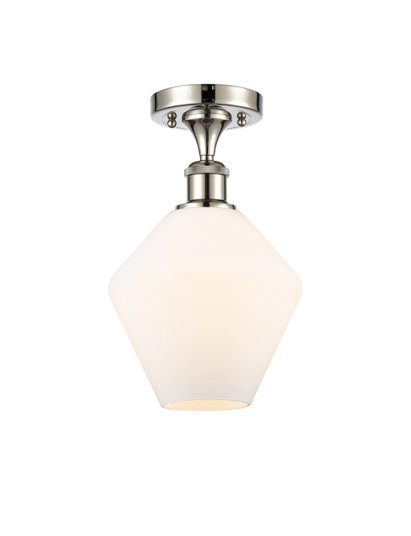 Ballston LED Semi-Flush Mount in Polished Nickel (405|516-1C-PN-G651-8-LED)