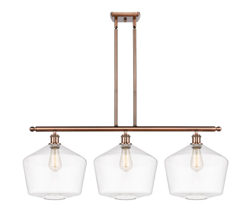 Ballston LED Island Pendant in Antique Copper (405|516-3I-AC-G652-12-LED)