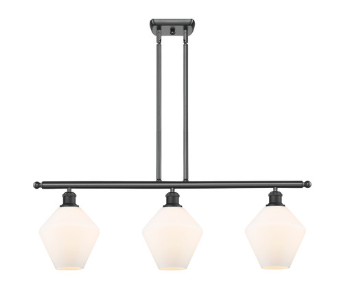 Ballston Three Light Island Pendant in Matte Black (405|516-3I-BK-G651-8)