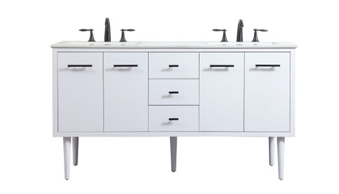 Cyrus Single Bathroom Vanity in White (173|VF48060DMWH)