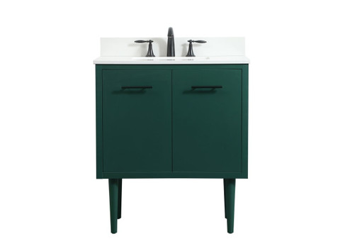 Cyrus Single Bathroom Vanity in Green (173|VF48030MGN-BS)