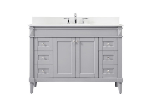 Bennett Single Bathroom Vanity in grey (173|VF31848GR-BS)
