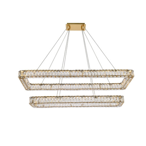 Monroe LED Pendant in Gold (173|3504G50L2G)