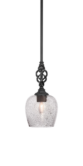 Eleganté One Light Mini Pendant in Matte Black (200|80-MB-4812)
