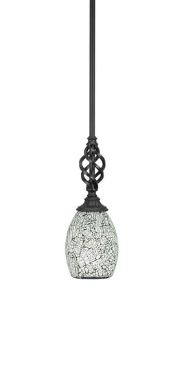 Eleganté One Light Mini Pendant in Matte Black (200|80-MB-4165)