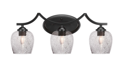 Zilo Three Light Bath Bar in Matte Black (200|553-MB-4812)