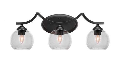 Zilo Three Light Bath Bar in Matte Black (200|553-MB-4100)