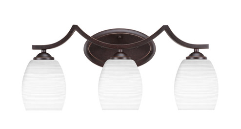 Zilo Three Light Bathroom Lighting in Dark Granite (200|553-DG-4021)