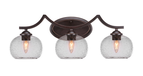 Zilo Three Light Bathroom Lighting in Dark Granite (200|553-DG-202)
