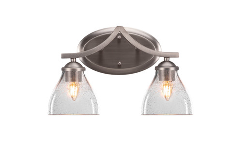 Zilo Two Light Bath Bar in Graphite (200|552-GP-4760)