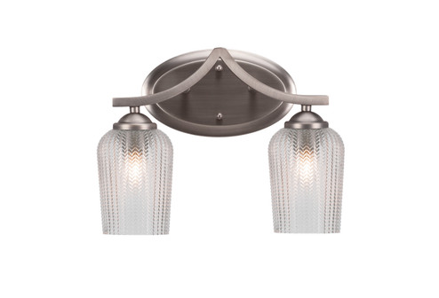 Zilo Two Light Bath Bar in Graphite (200|552-GP-4250)