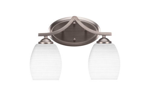 Zilo Two Light Bath Bar in Graphite (200|552-GP-4021)