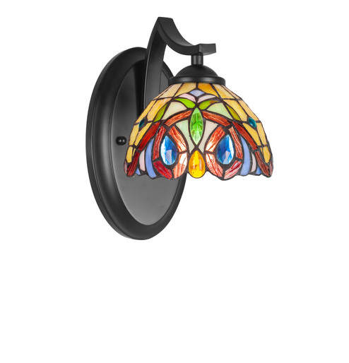 Zilo One Light Wall Sconce in Matte Black (200|551-MB-9445)