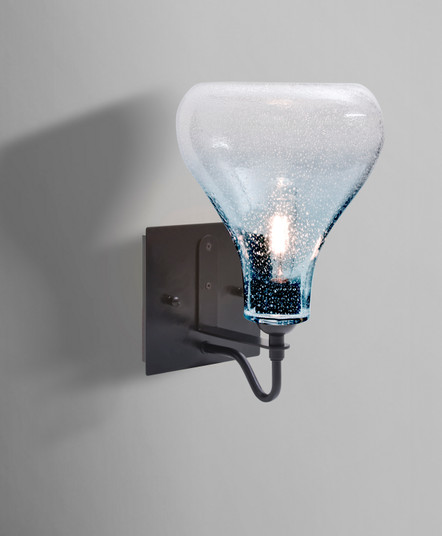 Melo LED Wall Sconce in Black (74|1WG-MELOBL-EDIL-BK)