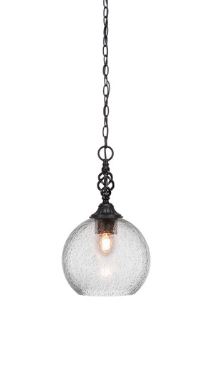 Eleganté One Light Pendant in Matte Black (200|82-MB-4352)