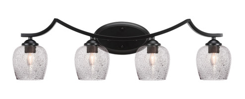 Zilo Four Light Bath Bar in Matte Black (200|554-MB-4812)