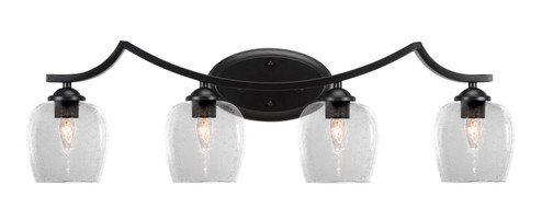 Zilo Four Light Bath Bar in Matte Black (200|554-MB-4810)