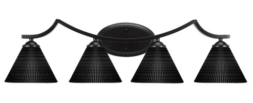 Zilo Four Light Bath Bar in Matte Black (200|554-MB-4059)