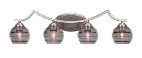 Zilo Four Light Bath Bar in Graphite (200|554-GP-5112)