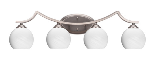 Zilo Four Light Bath Bar in Graphite (200|554-GP-4101)