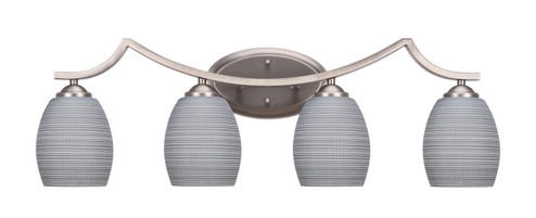 Zilo Four Light Bathroom in Graphite (200|554-GP-4022)